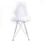 Conjunto 3 Cadeiras Eames Policarbonato Transparente Eiffel Cromada - comprar online