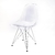 Conjunto 4 Cadeiras Eames Policarbonato Transparente Eiffel Cromada na internet