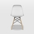 Cadeira Eames Infantil Branca