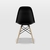 Cadeira Eames Infantil Preto