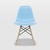 Conjunto 4 Cadeiras Eames Pp Azul Claro - comprar online