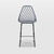 Banqueta Kaila Azul Zimbro Quad - comprar online