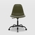 Cadeira Eames Pp Musgo Office Preto