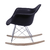 Cadeira De Balanço Eames Com Braço Preta - comprar online