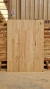 Painel De Madeira Seringueira Maciça Natural 90x120x2,5cm - comprar online