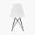 Conjunto 2 Cadeiras Eames Pp Branco Eiffel Base Preta na internet