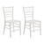 Conjunto 2 Cadeiras Tiffany Infantil Polipropileno Branca Branco - comprar online