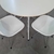 Conjunto Mesa Urca Branca 90cm E 4 Cadeiras Eames Branca Eiffel Cromada na internet