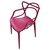Conjunto 6 Cadeiras Allegra Vermelho Falu em Polipropileno - comprar online