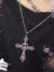 COLLAR GRUNGE RHINESTONE CROSS - comprar online