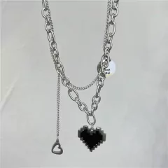 COLLAR PIXEL HEART