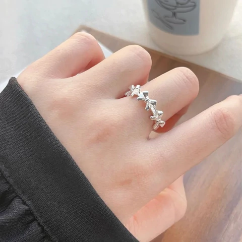 ANILLO TRIPLE BOW - comprar online