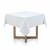 Toalha de mesa Quadrada Karsten 4 lugares Jacquard Arbela Branco