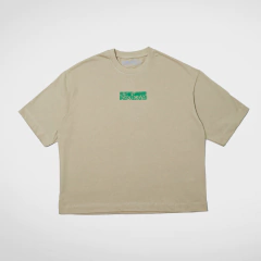 camiseta heavy logo / boxy fit