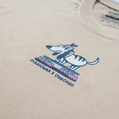 t-shirt aguante la pela beige en internet
