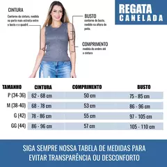Regata Feminina Canelada Marandola Moda na internet