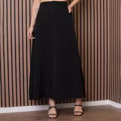 SAIA LONGA GODE DE ALAFAIATARIA MODA FEMININA - Marandola Moda