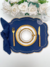 Americano Impermeável Azul Marinho com bordado Dourado - comprar online