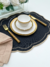 Americano Impermeável Preto com Bordado Dourado - comprar online