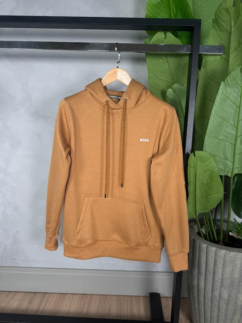 Moletom importado c/ Capuz | Bos$ | Marrom - comprar online