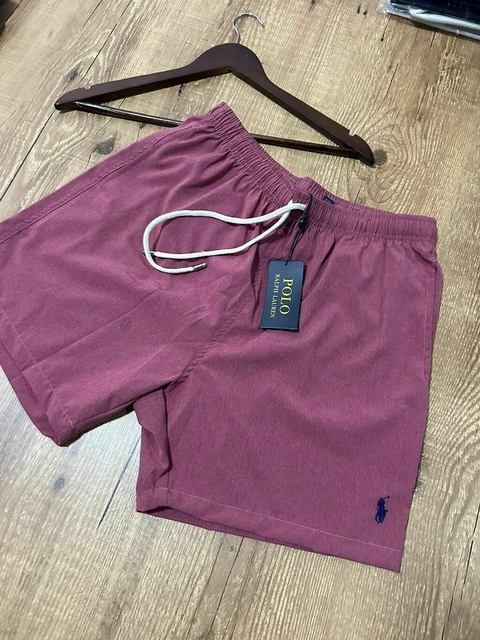 Shorts Tactel com elastano | PRL | Bordô