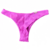 Calcinha Básica Rosa Bikini Éden Canelado