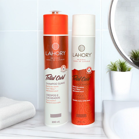 Kit Shampoo e Condicionador Controle de Cachos Total Curl - comprar online