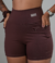 Short Essential Chocolate Com Bolsos - comprar online