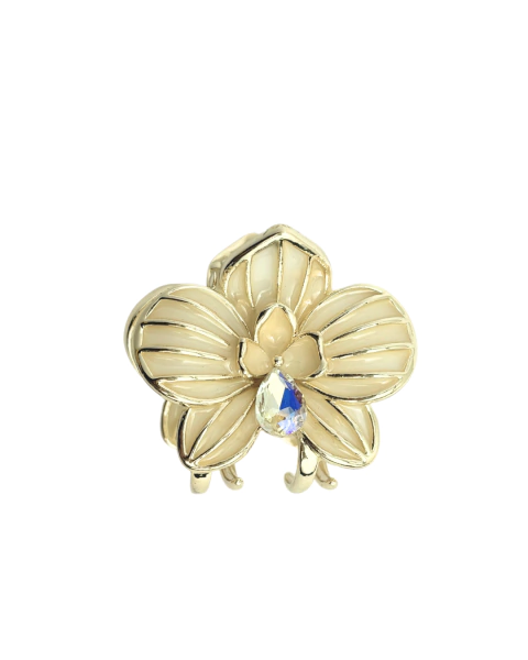 Mini Presilha Orquídea - Branco - comprar online