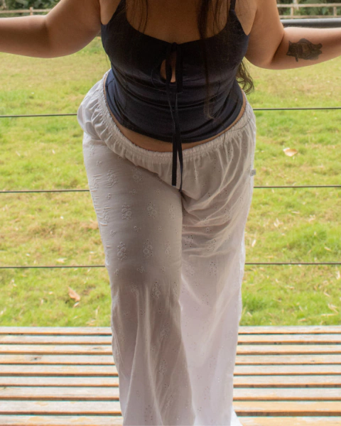 Calça "Bilhete" - Laise de Algodão