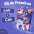 Kit pulseiras Lady + Cat na internet