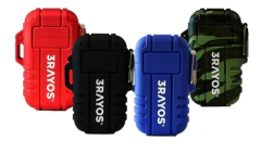 Encendedor Electrico Waterproof 3rayos Usb Plasma X1 Waiko