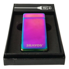 Encendedor Electrico Tactil 3rayos Usb Plasma X1 Lucky en internet
