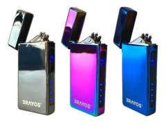 Encendedor Electrico Tactil 3rayos Usb Plasma X1 Lucky - 3Rayos