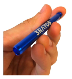 Kit 3rayos Pipa Lucky Aluminio Premium + Frasquito Regalo - 3Rayos