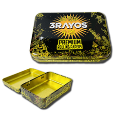 Imagen de Lata Metalica Rectangular Diseños 3RAYOS