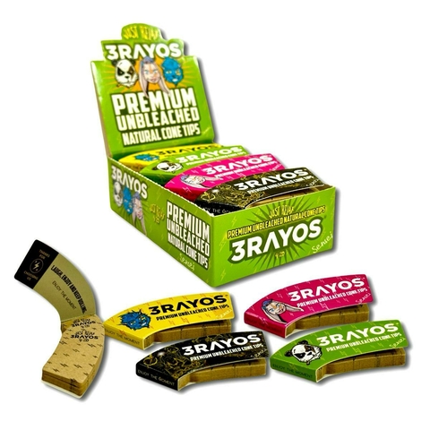 Filtro Conico 3rayos Carton Tips Sensei Caja X 20