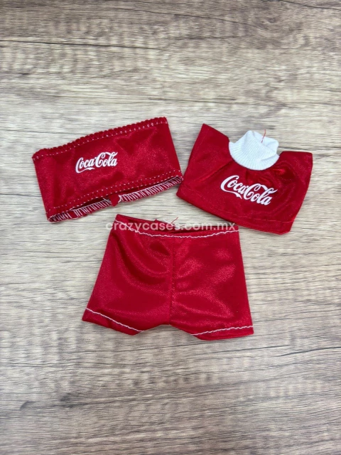 Labubu outfit Coca cola red - comprar en línea