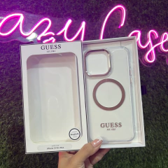 GUESS GOLD MAGSAFE IP14 PRO
