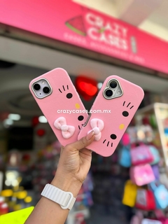 Case Hello kitty pink Moño ip 13/14 - comprar en línea