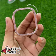 Bumper cristales rose gold 49 mm + mica Hidrogel