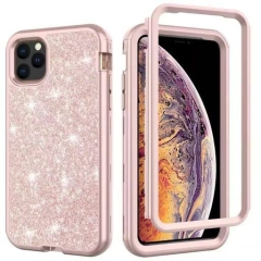 Uso rudo Glitter-Rose gold 360 grados ip 11