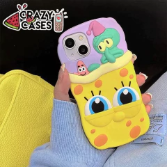 Bob Esponja Friends iPhone 13 ProMax - Crazy Cases