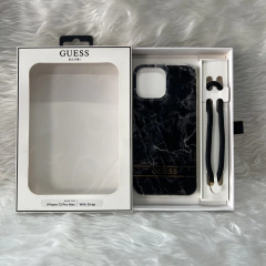 GUESS MARMOL BLACK STRAP IP13 PRO MAX