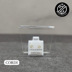 Silueta corazón diamantado- Oro 10K - comprar en línea