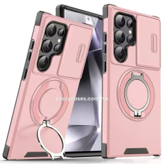 Uso rudo magsafe pink con cubre cámara Sam S23 FE