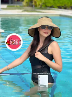 Waterproof phone pouch black-white en internet