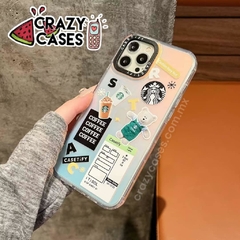 Bear Starbucks holográfica casetify ip13 pro max