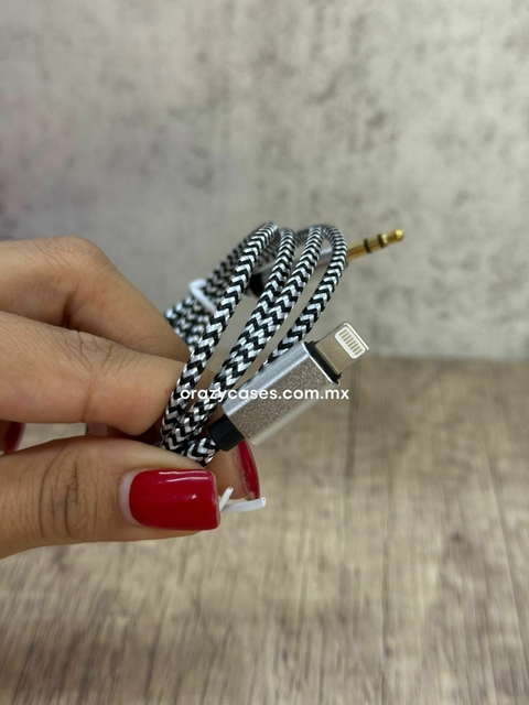 Cable para audio entrada Jack 3.5 - iPhone