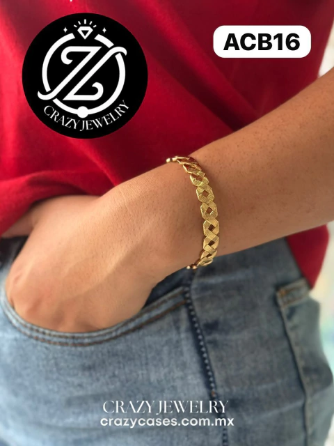 BRAZALETE ACERO INOXIDABLE - TRENZADO - comprar en línea